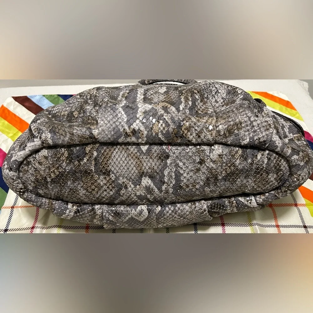 COACH Madison Sophia Python Embossed Leather Satchel/Shoulder Bag